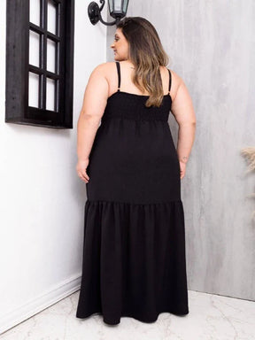 Vestido Feminino Longo Plus Size Mademoiselle