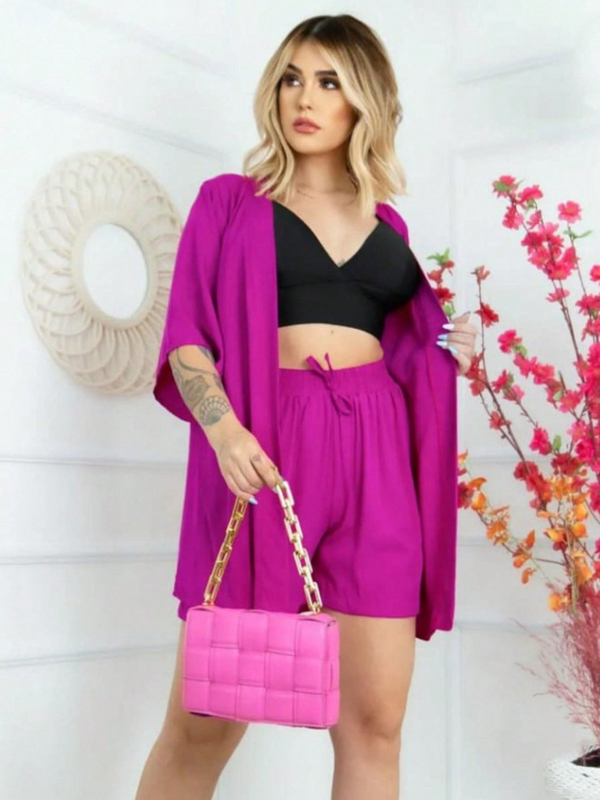 Conjunto Feminino Kimono Verão Vogue