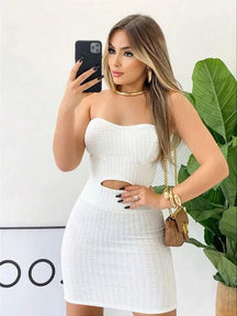 Vestido Feminino Tomara que Caia Curto com Bojo