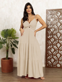 Vestido feminino Pontos Pipoca