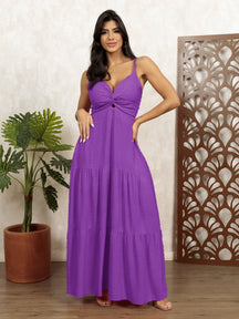 Vestido feminino Pontos Pipoca