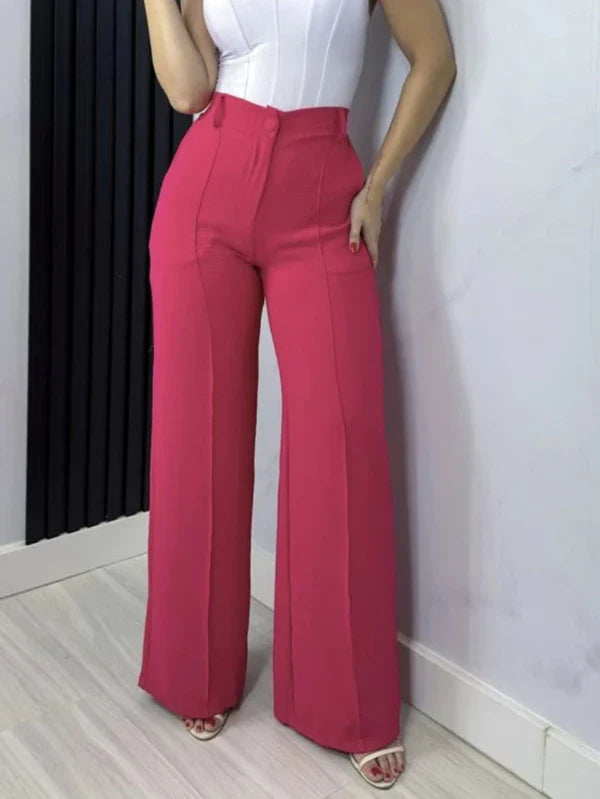 Calça Feminina Pantalona Alfaiataria com Bolso God King